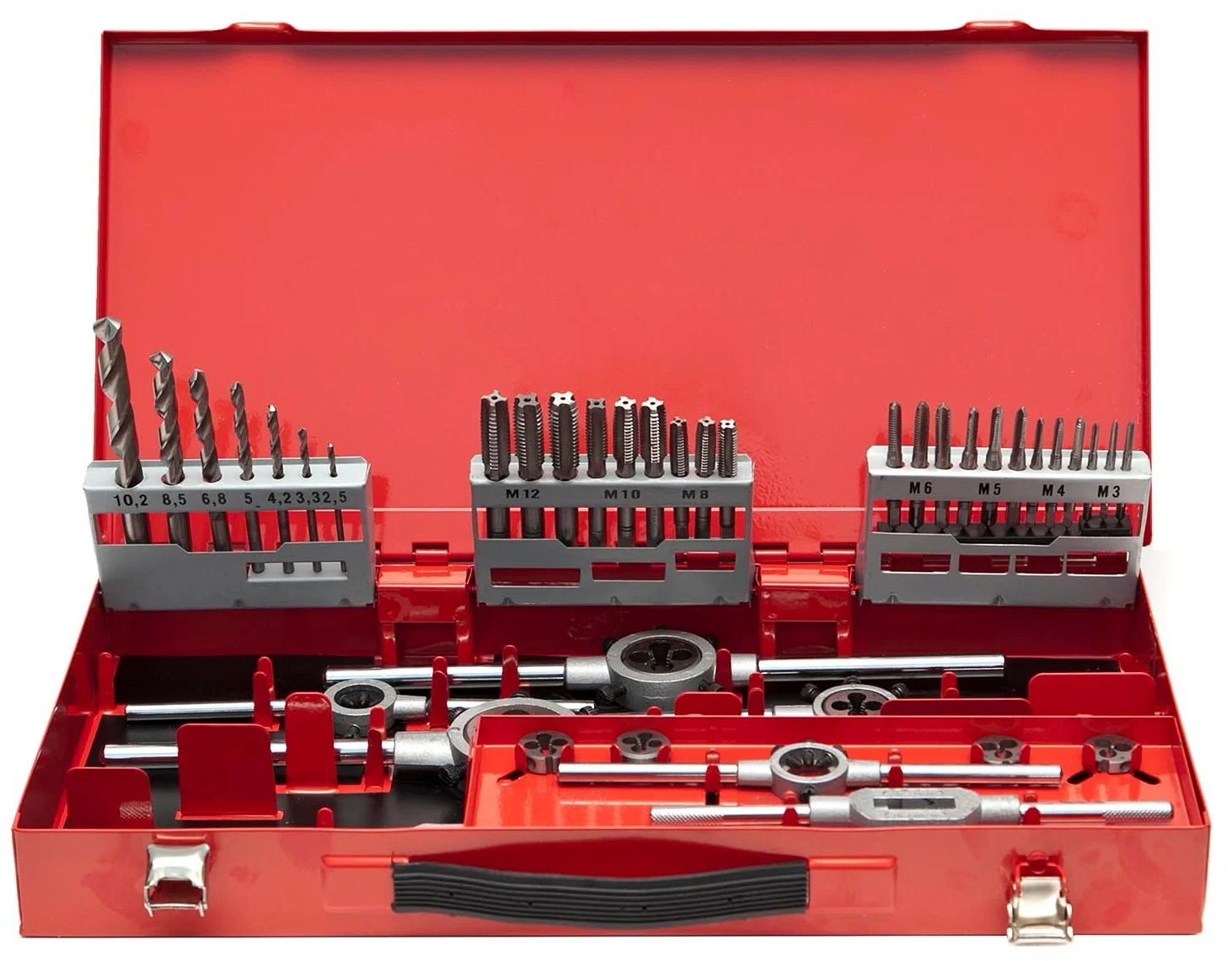 Акция!!! Набор для нарезания резьбы M3-M12 HSS/44 предм./RUKO 245030