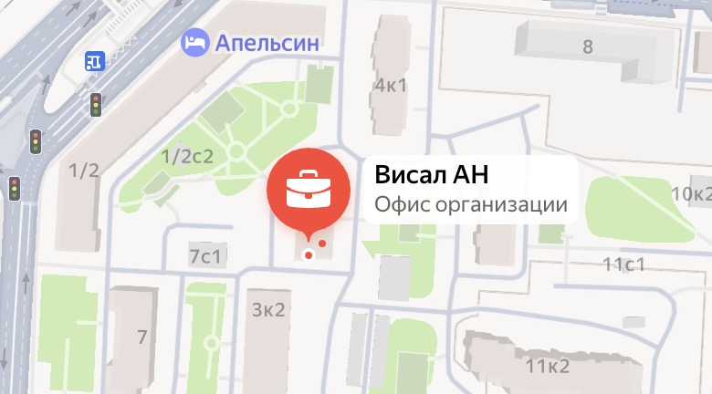 Висал АН на карте